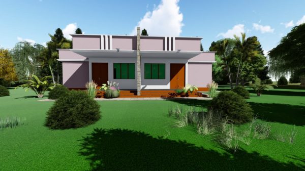 2BR Duplex House Designs in Kenya