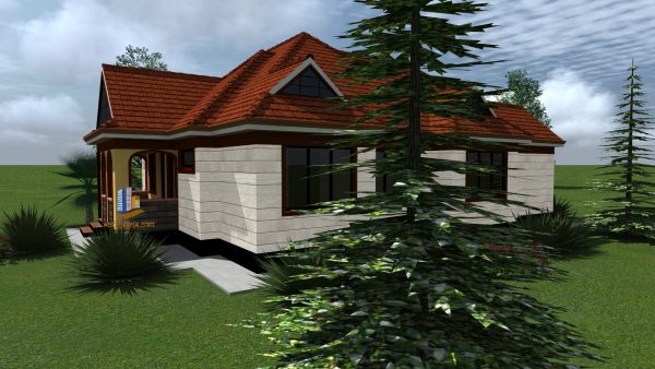 Bungalow House Plans Kenya- 3 Bedrooms house plan Kenya - Image 4