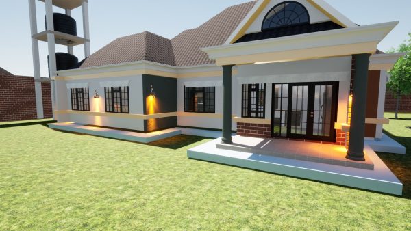 Classic and affordable 4 Bedroom Bungalow House Plan in Kenya - Image 7