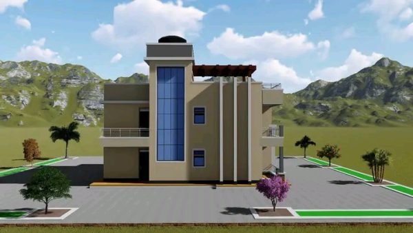 Extraordinary 5 Bedroom Maisonette House Plans in Kenya WKRE027 - Image 2