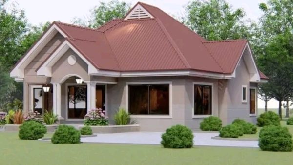 3 Bedroom Bungalow House Plans WKRE030 - Image 2