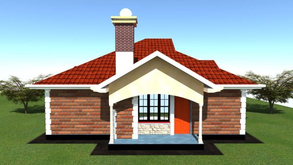 3-bedroom bungalow house designs in Kenya WKRE059 - Image 3