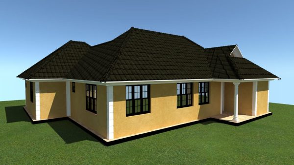 Simplicity Redefined - Charming 2BR Bungalow House Designs in Kenya WKRE058 - Image 2