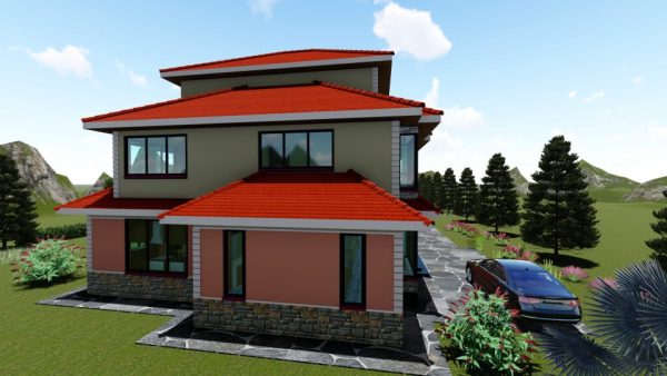 5 Bedrooms Maisonette House Plan Kenya - Image 4