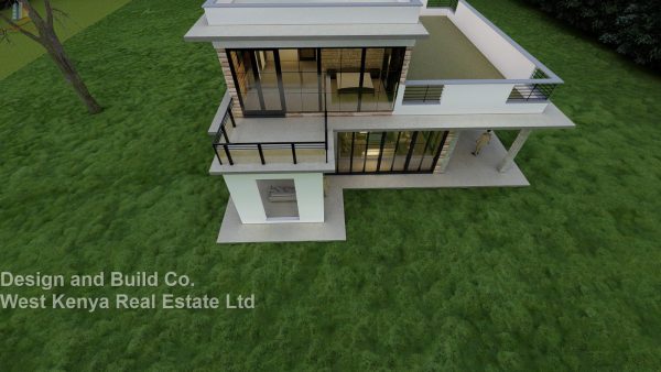 3BR Maisonette House Designs in Kenya with Rooftop Garden with skylight - Image 10