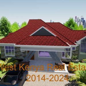 5-Bedroom Bungalow House Design in Kenya