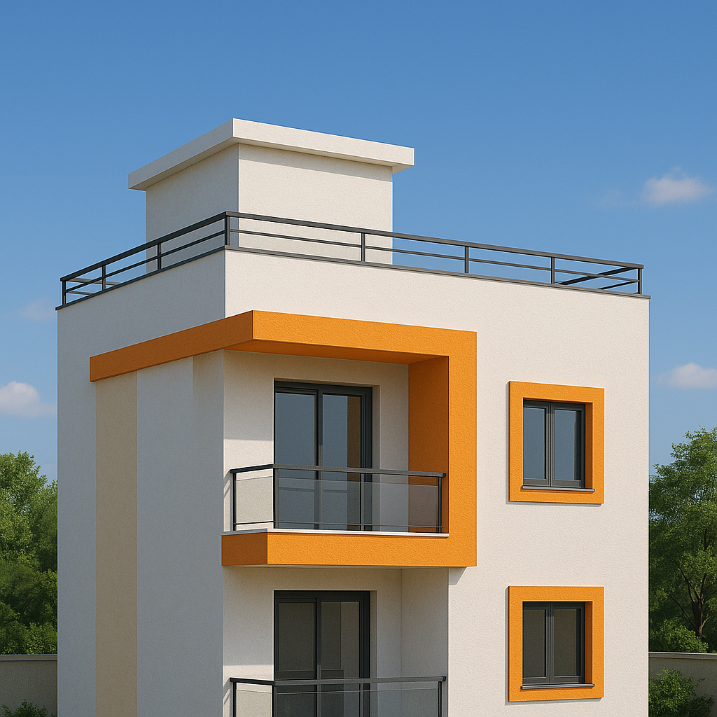 5Bedroom Maisonette Design in KENYA